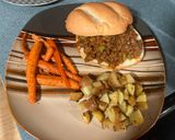 A picture of step 3 of Sloppy Joes.