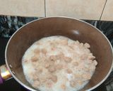 A picture of step 3 of Posto soya aloo curry.