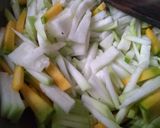 A picture of step 3 of Lau Ghonto(lauki sabzi).