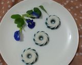 Foto langkah ke 4 dari resep Agar Agar Santan Bunga Telang.