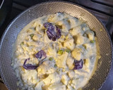 Foto del paso 3 de la receta: Entrecot de cerdo con coliflor a la crema