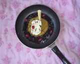A picture of step 3 of Puran-Icecream in chocolate sauce.
