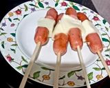 Foto langkah ke 1 dari resep Corndog Sosis Mozzarella Telur.
