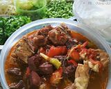 รูปขั้นตอนการทำที่ 3 ของ ขนมจีนน้ำเงี้ยว(เครื่องแกงทำเอง ไม่ใส่ดอกงิ้ว)