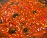 Foto del paso 3 de la receta: Tallarines con pimientos y aceitunas
