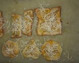 A picture of step 3 of Garlic bread in different shapes.