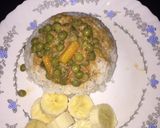 A picture of step 5 of Grean peas with coconut.