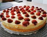 Málnás mascarponés sajttorta recept fázis 6 fotója