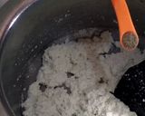 A picture of step 3 of Burfi recipe.