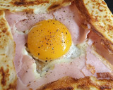 Foto del paso 7 de la receta: Crepe de jamón, queso y huevo