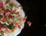 A picture of step 2 of Veggies mini uttapam.