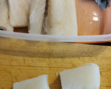 Foto del paso 1 de la receta: Bacalao a la Vizcaína con gratèn de bechamel y Almendras