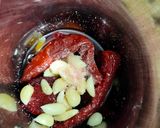 A picture of step 2 of Garlic chutney / spicy chutney.