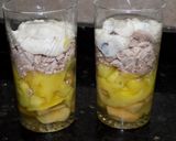 Foto del paso 8 de la receta: Vasos de mango, vainillas y merenguitos con crema de mermelada