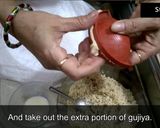 A picture of step 42 of Mawa Gujiya.