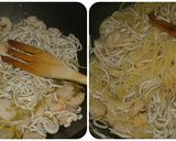 Foto del paso 3 de la receta Espaguetis con gulas y gambas