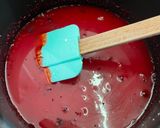 Une image de l'étape 22 de Gâteau-miroir en forme de cœur 3D, fourré à la fraise et à la mousse à la vanille.