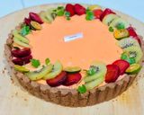 Foto langkah ke 6 dari resep Pie Custard 🍓🥝.