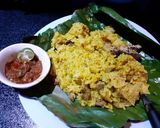 Foto langkah ke 6 dari resep Nasi Bakar Ati Ampela.