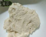 A picture of step 2 of No yeast no cheese pizza.