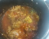 A picture of step 2 of Chicken with spinach.