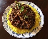 A picture of step 5 of California Farm Turkey Wing over Basmati Rice.