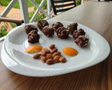 Foto del paso 10 de la receta: Rocas de chocolate con naranja Almendras y mermelada de fresa 🍓