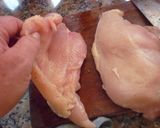 Foto del paso 2 de la receta: Milanesas de pechugas de pollo rellenas