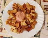 Foto del paso 7 de la receta: Patatas caseras con salsa de ajoaceite y ketchup 🥔✅🗣📢