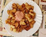 Foto del paso 7 de la receta: Patatas caseras con salsa de ajoaceite y ketchup 🥔✅🗣📢