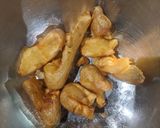 A picture of step 2 of Harissa for fried potatoes.