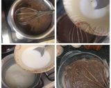 A picture of step 2 of Oreo trifle.