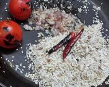 A picture of step 1 of Kolhapuri Chicken.