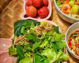 Hình bước làm 5 của món Mì Quảng Gà Tôm Trứng