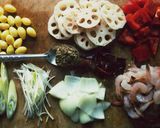 รูปขั้นตอนการทำที่ 1 ของ กุ้งผัดฮอยซินซอส