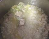 Japanese bubur oyakodon hangat langkah memasak 3 foto