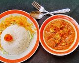 A picture of step 4 of White rice and stew.