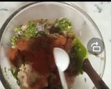 A picture of step 1 of Bihari kofta.