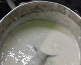 A picture of step 1 of #RSC#Plain dosa with chutney,capsicum sambar,and gun powder..