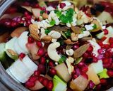 A picture of step 1 of Creamy fruits salad.