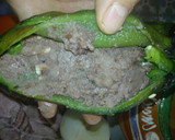 Foto del paso 4 de la receta: Chiles rellenos de queso oaxaca y frijoles a la Mario, s