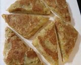 A picture of step 4 of Aloo masala toast.