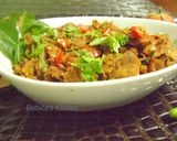 A picture of step 7 of Kothu Parotta.