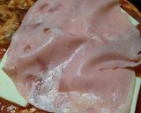 Foto del paso 2 de la receta: Pizza con mejillones, palmitos, jamón