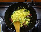 A picture of step 2 of Bendekai sambar/ Okra sambar:.