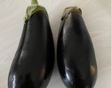 A picture of step 1 of Fried aubergine.