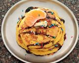 ऑरेंज पॅनकेक (orange pancake recipe in marathi) रेसिपी स्टेप 4 फोटो