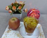 A picture of step 4 of Apple with jaggery murabba.