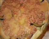 Foto del paso 3 de la receta Quiche de berenjena con carne y huevo