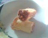 Foto langkah ke 5 dari resep Roti gulung abon ala ala (floss roll bun wannabe).